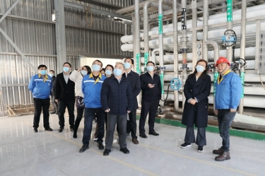 2022年12月15日，时任浙江省发展鼎新委党组成员、、副主任吴红梅莅临永利集团88304官网纸业调研企业用能、、节能工作